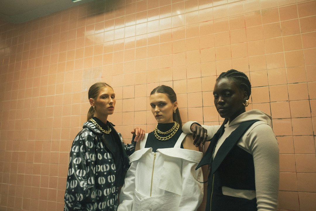 Fashion campaign featuring multiple models